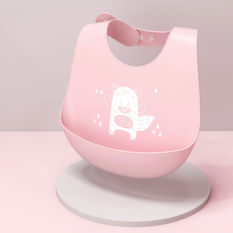 Bavoir Bébé Étanche en Silicone – Protection Totale pour Repas