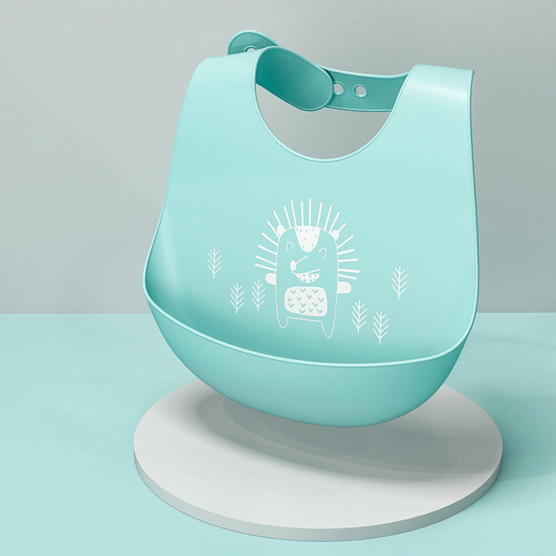 Bavoir Bébé Étanche en Silicone – Protection Totale pour Repas
