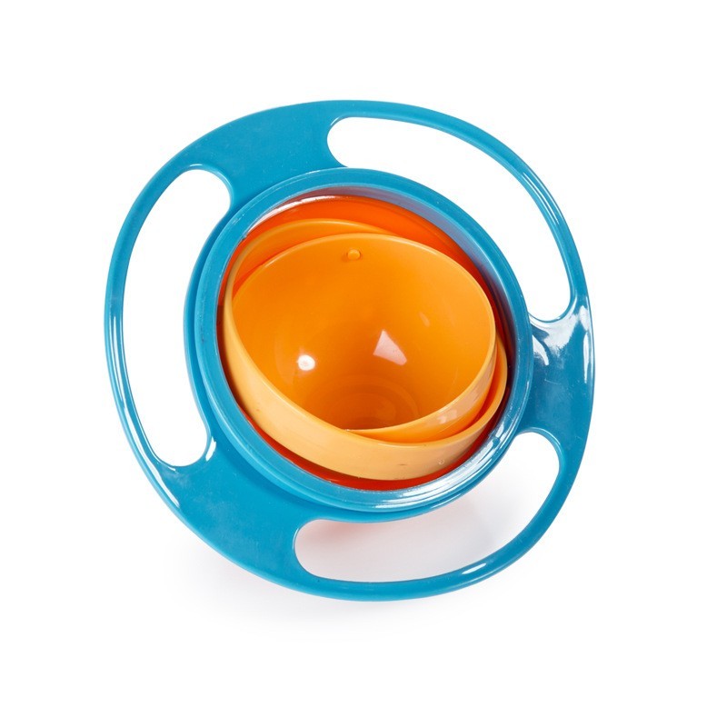 Assiette Anti-Renversement pour Bébé – Rotation 360° | Pratique, Indestructible et Facile à Nettoyer