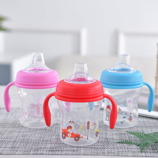 Tasse d’Apprentissage Bébé Bec de Canard – Gobelet Anti-Fuite avec Poignées