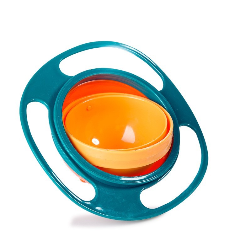 Assiette Anti-Renversement pour Bébé – Rotation 360° | Pratique, Indestructible et Facile à Nettoyer