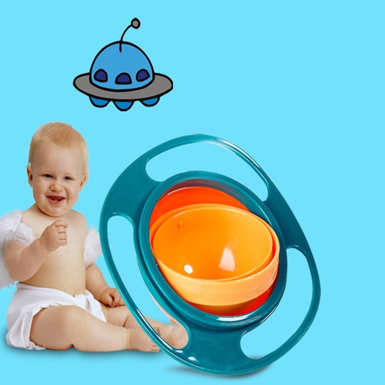 Assiette Anti-Renversement pour Bébé – Rotation 360° | Pratique, Indestructible et Facile à Nettoyer