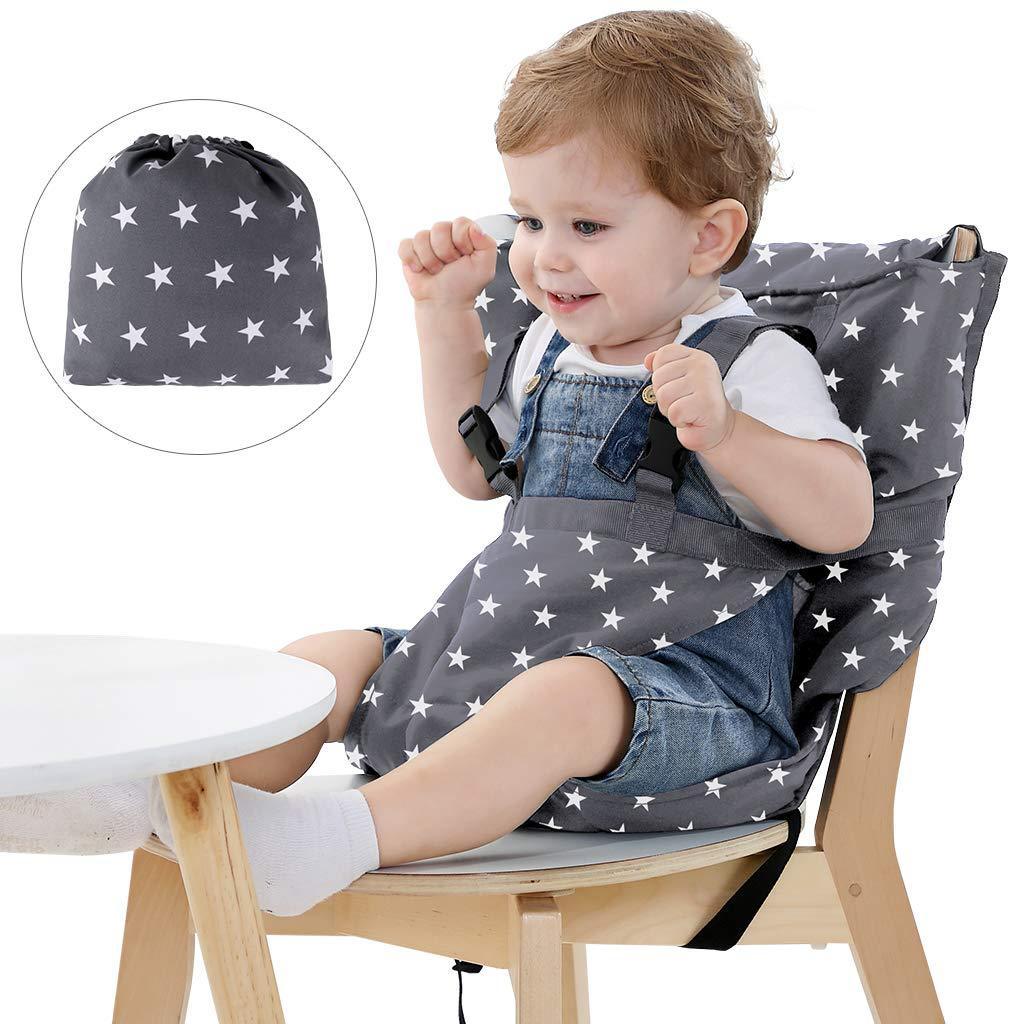 Siège de Table Portable pour Bébé –  Chaise de Voyage Sécurisé et Léger
