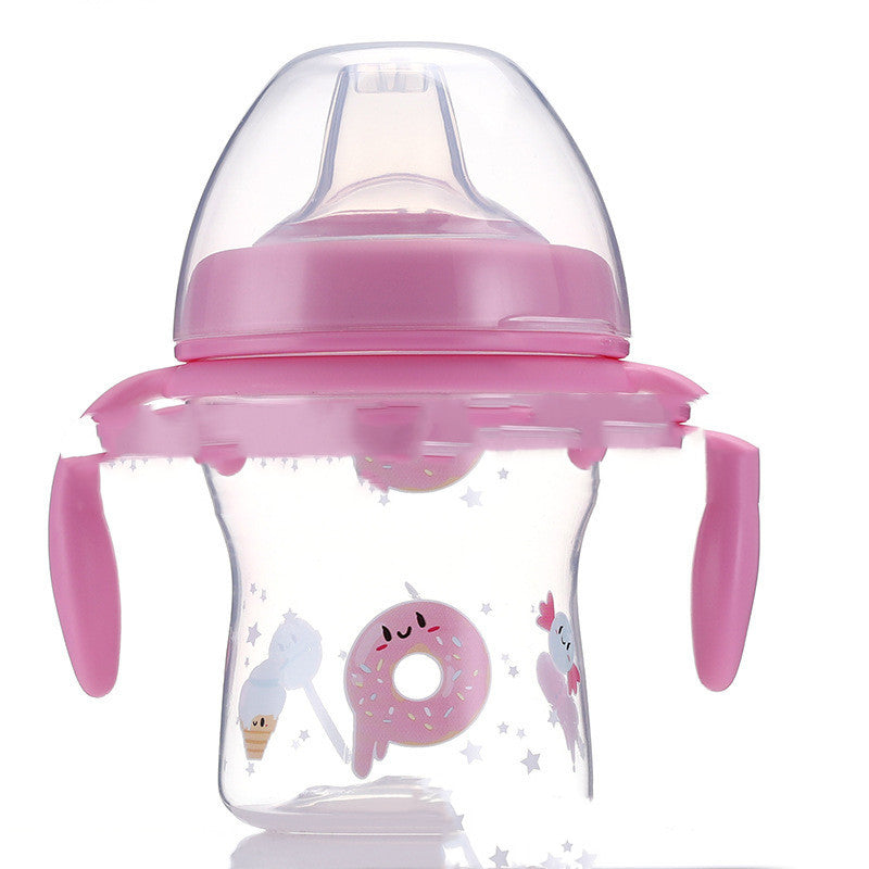 Tasse d’Apprentissage Bébé Bec de Canard – Gobelet Anti-Fuite avec Poignées